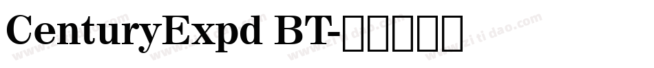 CenturyExpd BT字体转换